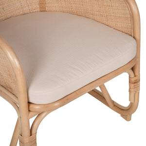 ΠΟΛΥΘΡΟΝΑ ΚΙΚΟ HM9839 RATTAN ΣΕ ΦΥΣΙΚΟ ΧΡΩΜΑ-ΛΕΥΚΟ ΜΑΞΙΛΑΡΙ 61x71x76Yεκ. - Pakobazaar