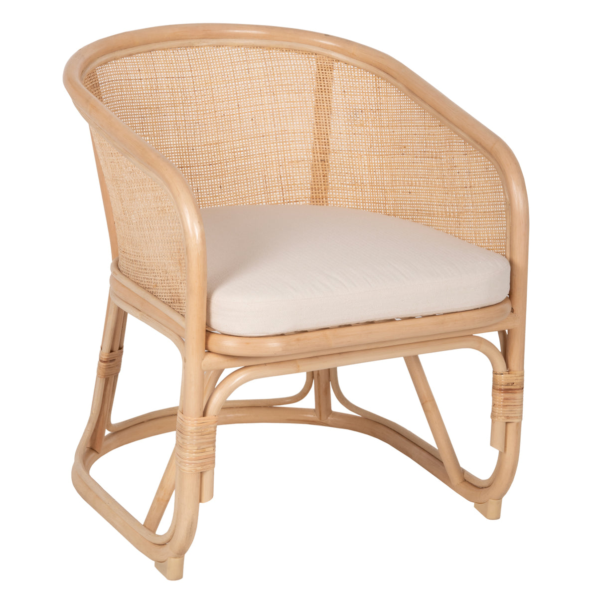 ΠΟΛΥΘΡΟΝΑ ΚΙΚΟ HM9839 RATTAN ΣΕ ΦΥΣΙΚΟ ΧΡΩΜΑ-ΛΕΥΚΟ ΜΑΞΙΛΑΡΙ 61x71x76Yεκ. - Pakobazaar