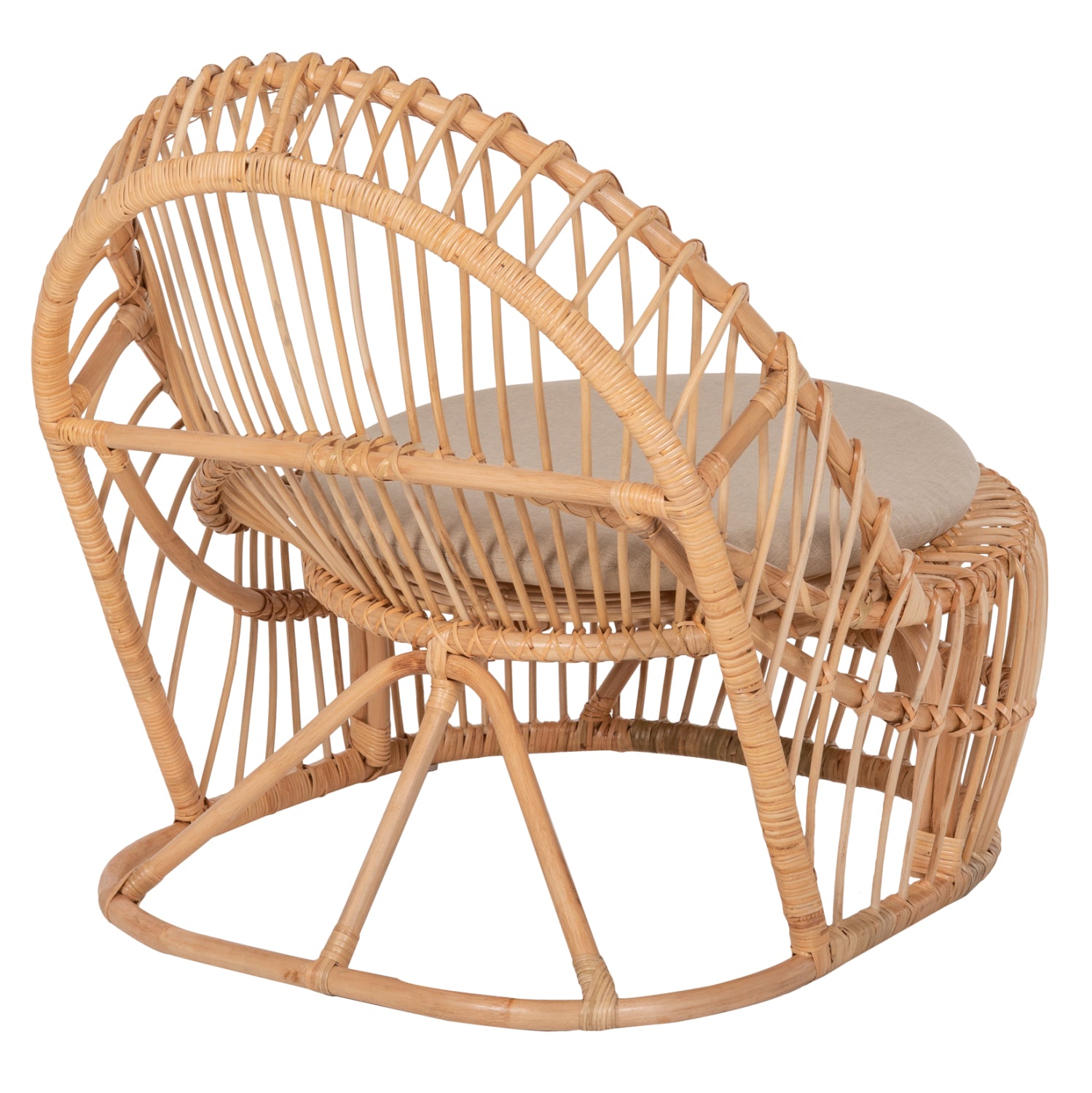 ΠΟΛΥΘΡΟΝΑ ENTROPY HM9840.01 RATTAN ΦΥΣΙΚΟ ΜΕ ΕΚΡΟΥ ΜΑΞΙΛΑΡΙ 80x97x85Υεκ. - Pakobazaar