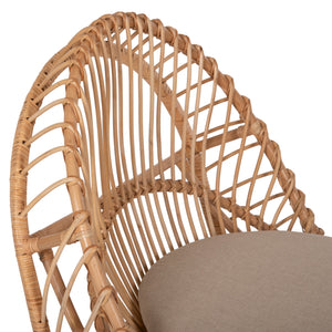 ΠΟΛΥΘΡΟΝΑ ENTROPY HM9840.01 RATTAN ΦΥΣΙΚΟ ΜΕ ΕΚΡΟΥ ΜΑΞΙΛΑΡΙ 80x97x85Υεκ. - Pakobazaar