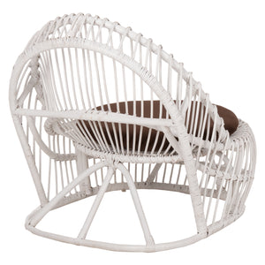 ΠΟΛΥΘΡΟΝΑ ENTROPY HM9840.02 RATTAN ΛΕΥΚΟ ΜΕ ΚΑΦΕ ΜΑΞΙΛΑΡΙ 80x97x85Υεκ. - Pakobazaar