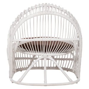 ΠΟΛΥΘΡΟΝΑ ENTROPY HM9840.02 RATTAN ΛΕΥΚΟ ΜΕ ΚΑΦΕ ΜΑΞΙΛΑΡΙ 80x97x85Υεκ. - Pakobazaar