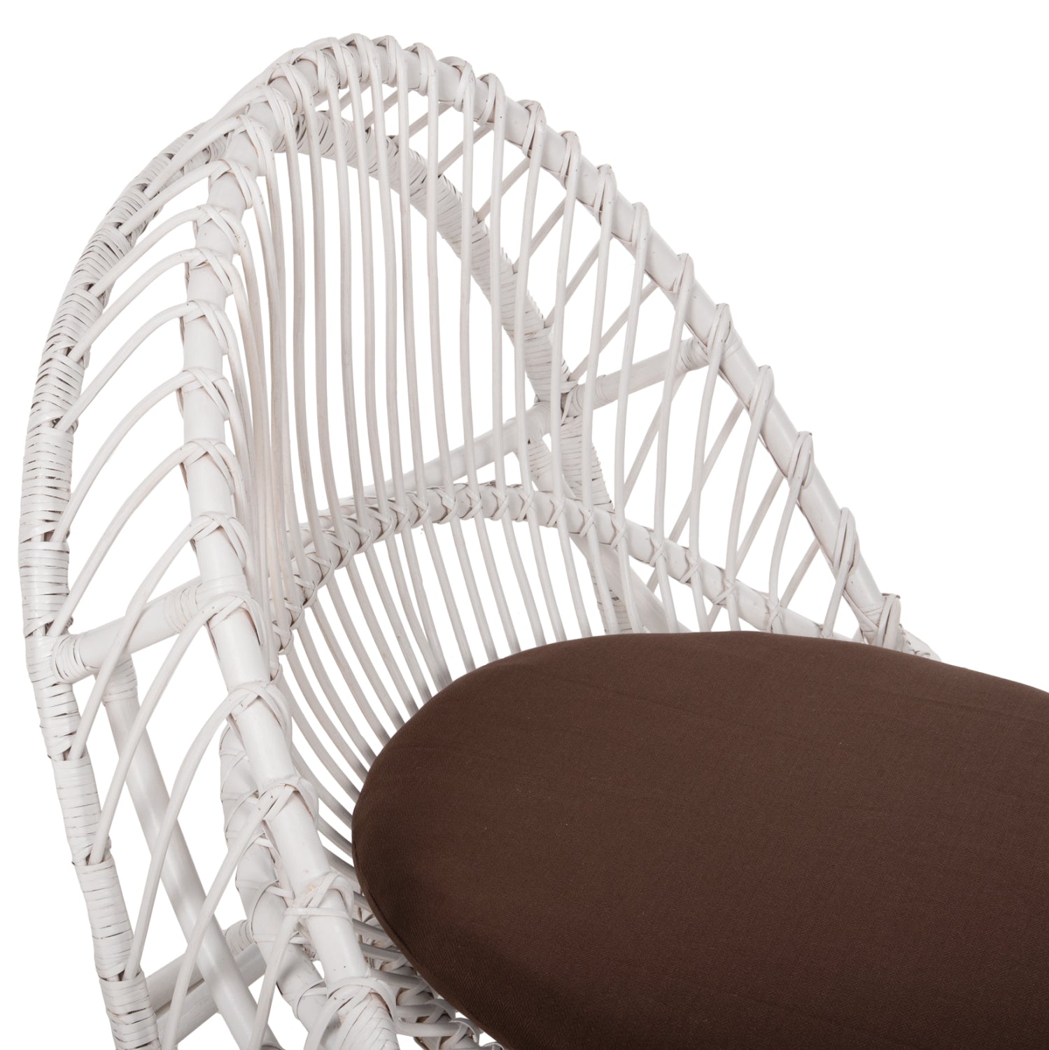 ΠΟΛΥΘΡΟΝΑ ENTROPY HM9840.02 RATTAN ΛΕΥΚΟ ΜΕ ΚΑΦΕ ΜΑΞΙΛΑΡΙ 80x97x85Υεκ. - Pakobazaar