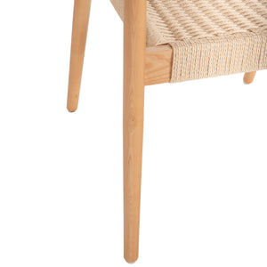 ΠΟΛΥΘΡΟΝΑ HM9874 ΞΥΛΟ ΦΡΑΞΙΝΟΣ ΚΑΙ PAPER ROPE 57x54x78Yεκ. - Pakobazaar
