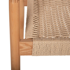 ΠΟΛΥΘΡΟΝΑ HM9874 ΞΥΛΟ ΦΡΑΞΙΝΟΣ ΚΑΙ PAPER ROPE 57x54x78Yεκ. - Pakobazaar