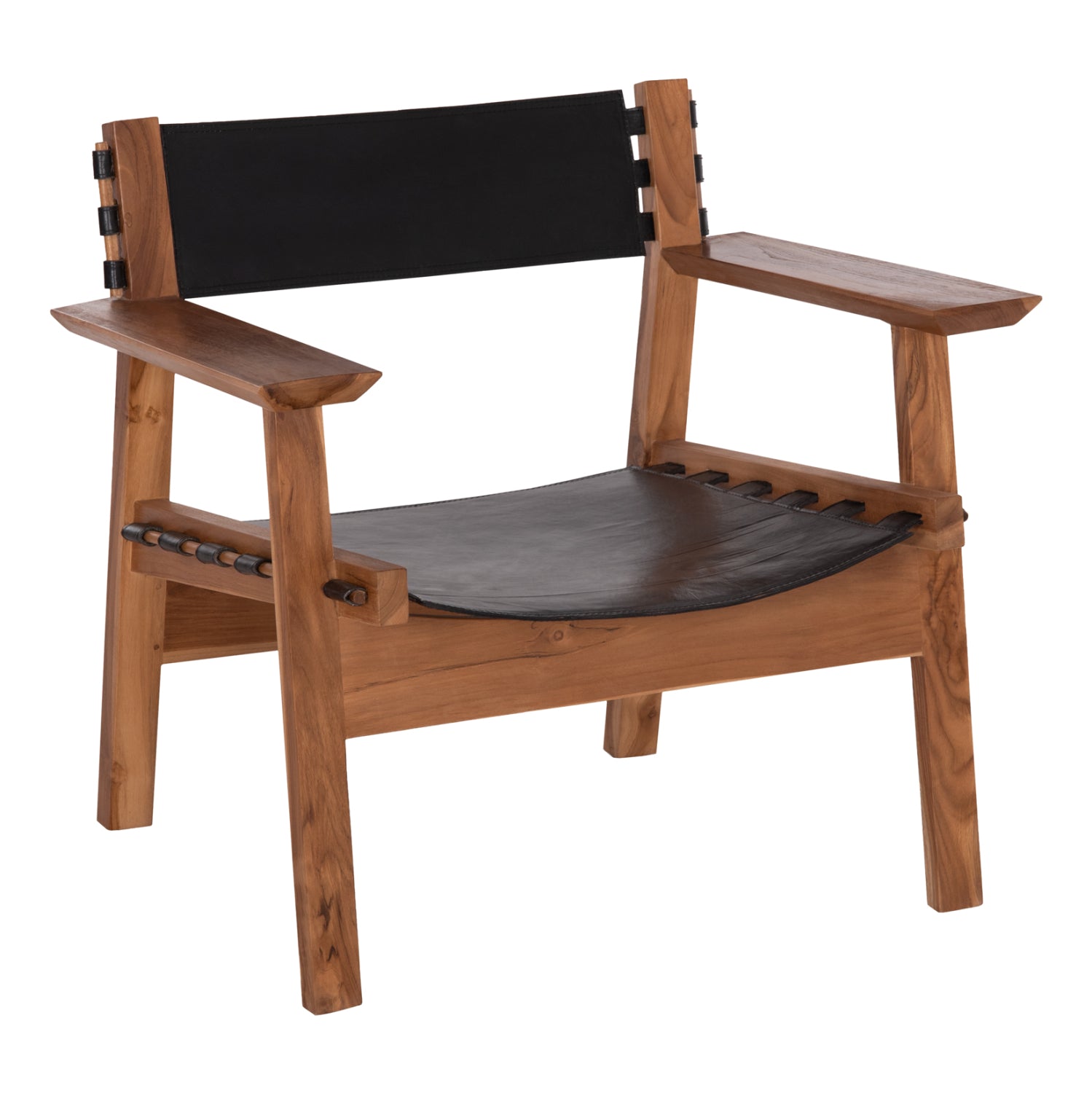 ΠΟΛΥΘΡΟΝΑ KONNA HM9928.01 TEAK ΞΥΛΟ ΣΕ ΦΥΣΙΚΟ-ΔΕΡΜΑ ΑΓΕΛΑΔΟΣ ΣΕ ΜΑΥΡΟ 80x64x73Υεκ. - Pakobazaar