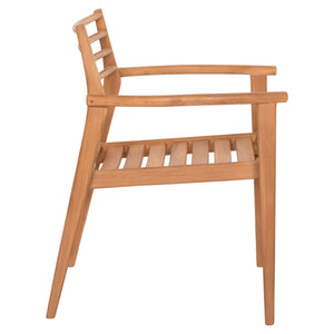 ΠΟΛΥΘΡΟΝΑ MOOSEN HM9936 ΜΑΣΙΦ ΞΥΛΟ TEAK ΣΕ ΦΥΣΙΚΟ 59x60x78,5Υ - Pakobazaar