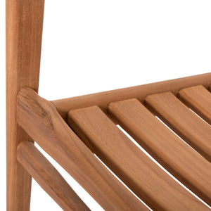 ΠΟΛΥΘΡΟΝΑ MOOSEN HM9936 ΜΑΣΙΦ ΞΥΛΟ TEAK ΣΕ ΦΥΣΙΚΟ 59x60x78,5Υ - Pakobazaar