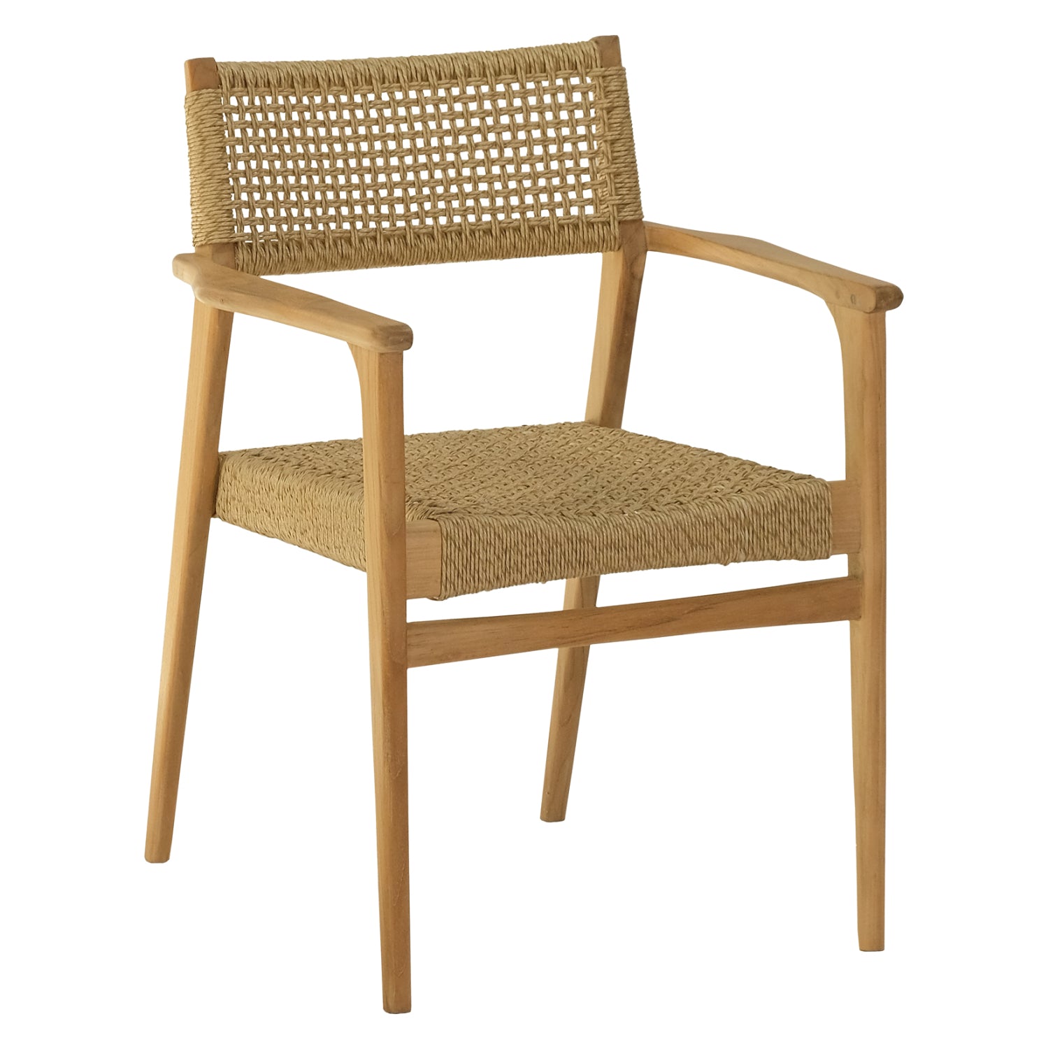 ΠΟΛΥΘΡΟΝΑ NEBO HM9937 ΞΥΛΟ TEAK & ΣΥΝΘ.RATTAN ΣΕ ΦΥΣΙΚΟ ΧΡΩΜΑ 57x63x80,5Υ - Pakobazaar