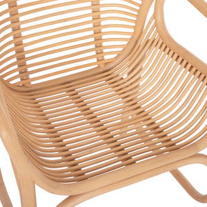 ΠΟΛΥΘΡΟΝΑ MEL ΕΣΩΤ. ΧΩΡΩΝ HM9954.01 ΦΥΣΙΚΟ RATTAN 62x57,5x79,5Υεκ. - Pakobazaar