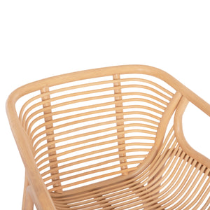ΠΟΛΥΘΡΟΝΑ MEL ΕΣΩΤ. ΧΩΡΩΝ HM9954.01 ΦΥΣΙΚΟ RATTAN 62x57,5x79,5Υεκ. - Pakobazaar