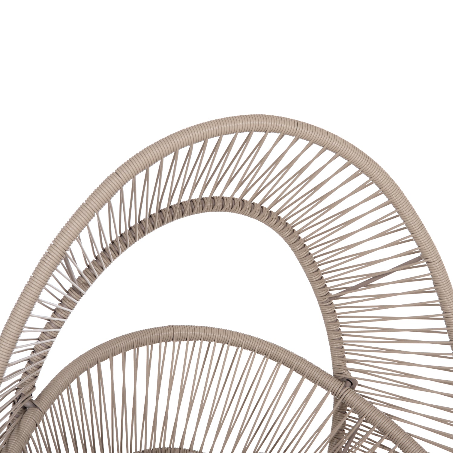 ΠΟΛΥΘΡΟΝΑ-ΦΩΛΙΑ RULER HM6506.02 ΜΟΚΑ ΜΕΤΑΛΛΟ-P.E.RATTAN--ΓΚΡΙ ΜΑΞΙΛΑΡΙΑ 90x85x154Υεκ - Pakobazaar