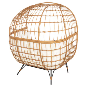 ΠΟΛΥΘΡΟΝΑ ΦΩΛΙΑ MIAMI 2 ΑΤΟΜΩΝ ΤΥΠΟΥ RATTAN HM5870.11 132.5x90x154Υεκ - Pakobazaar