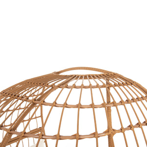 ΠΟΛΥΘΡΟΝΑ ΦΩΛΙΑ MIAMI 2 ΑΤΟΜΩΝ ΤΥΠΟΥ RATTAN HM5870.11 132.5x90x154Υεκ - Pakobazaar