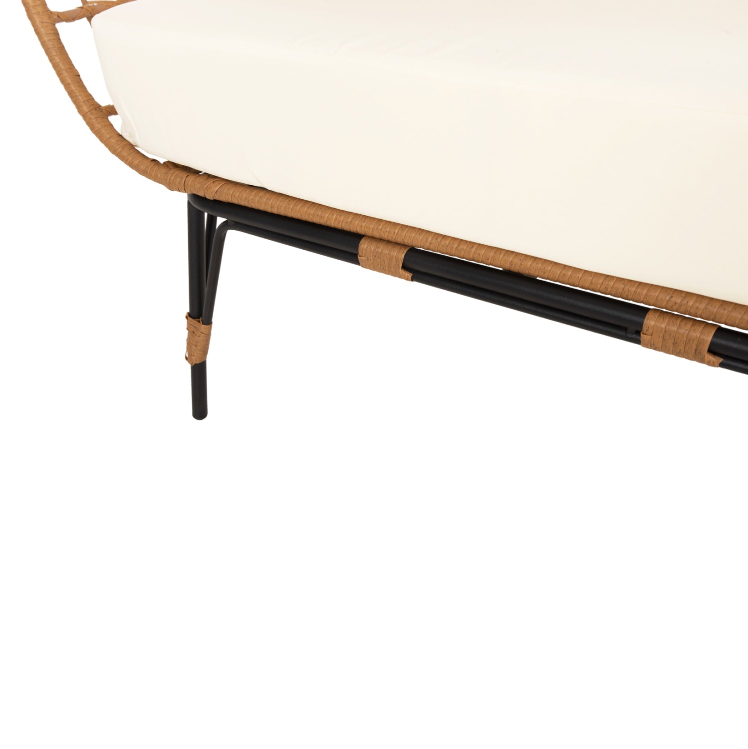 ΠΟΛΥΘΡΟΝΑ ΦΩΛΙΑ MIAMI 2 ΑΤΟΜΩΝ ΤΥΠΟΥ RATTAN HM5870.11 132.5x90x154Υεκ - Pakobazaar