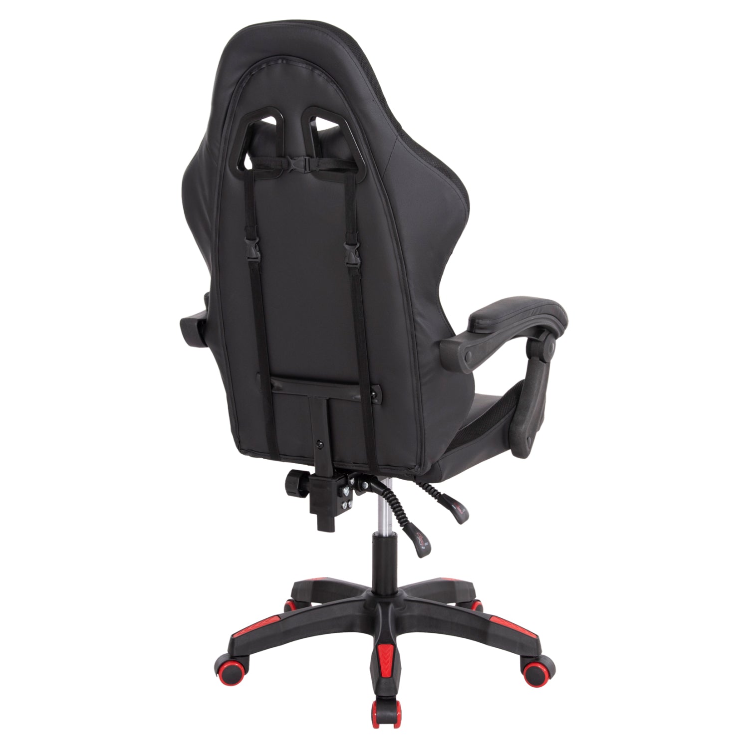 ΠΟΛΥΘΡΟΝΑ GAMING DARREN HM1203.01 ΜΑΥΡΟ-ΚΟΚΚΙΝΟ PVC 58.5x100x120Υεκ. - Pakobazaar