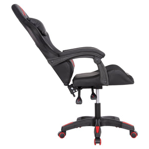 ΠΟΛΥΘΡΟΝΑ GAMING DARREN HM1203.01 ΜΑΥΡΟ-ΚΟΚΚΙΝΟ PVC 58.5x100x120Υεκ. - Pakobazaar