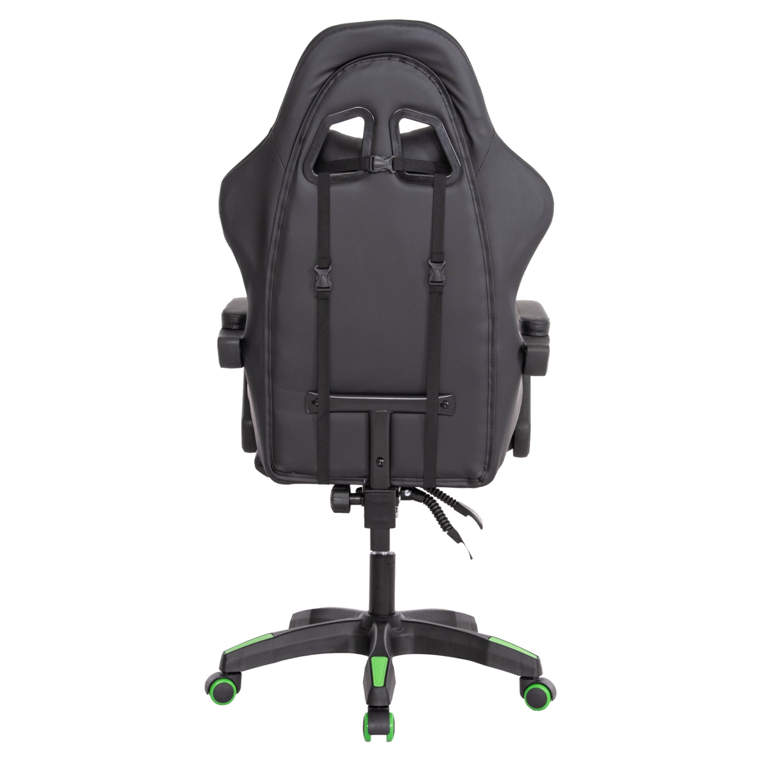 ΠΟΛΥΘΡΟΝΑ GAMING DARREN HM1203.03 ΜΑΥΡΟ-ΠΡΑΣΙΝΟ PVC 58.5x100x120Υεκ. - Pakobazaar