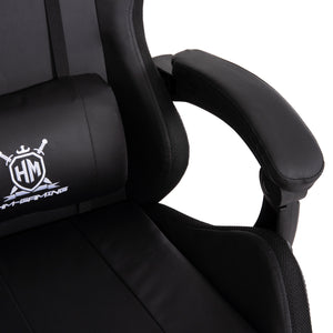 ΠΟΛΥΘΡΟΝΑ GAMING DARREN HM1203.04 ΜΑΥΡΟ-ΛΕΥΚΟ PVC 58.5x100x120Υεκ. - Pakobazaar