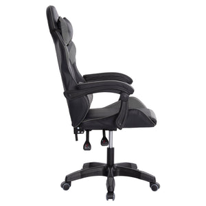 ΠΟΛΥΘΡΟΝΑ GAMING DARREN HM1203.10 ΜΑΥΡΟ-ΓΚΡΙ PVC 60x60x120Υεκ. - Pakobazaar