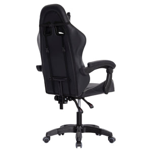 ΠΟΛΥΘΡΟΝΑ GAMING DARREN HM1203.10 ΜΑΥΡΟ-ΓΚΡΙ PVC 60x60x120Υεκ. - Pakobazaar