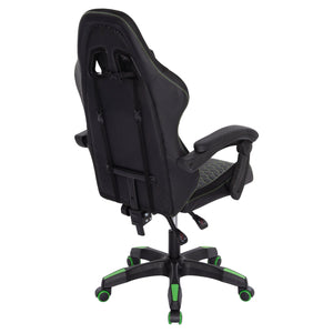 ΠΟΛΥΘΡΟΝΑ GAMING LOOT HM1204 ΜΑΥΡΟ-ΠΡΑΣΙΝΟ PVC 60x60x120Υεκ. - Pakobazaar