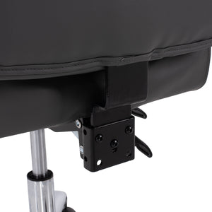 ΠΟΛΥΘΡΟΝΑ ΓΡΑΦΕΙΟΥ ΔΙΕΥΘΥΝΤΙΚΗ ΓΚΡΙ HM1057.20 ΜΕ ΠΤΥΣΣΟΜΕΝΟ ΥΠΟΠΟΔΙΟ 58x71x128Y εκ. - Pakobazaar