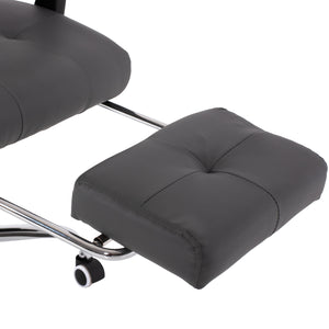 ΠΟΛΥΘΡΟΝΑ ΓΡΑΦΕΙΟΥ ΔΙΕΥΘΥΝΤΙΚΗ ΓΚΡΙ HM1057.20 ΜΕ ΠΤΥΣΣΟΜΕΝΟ ΥΠΟΠΟΔΙΟ 58x71x128Y εκ. - Pakobazaar