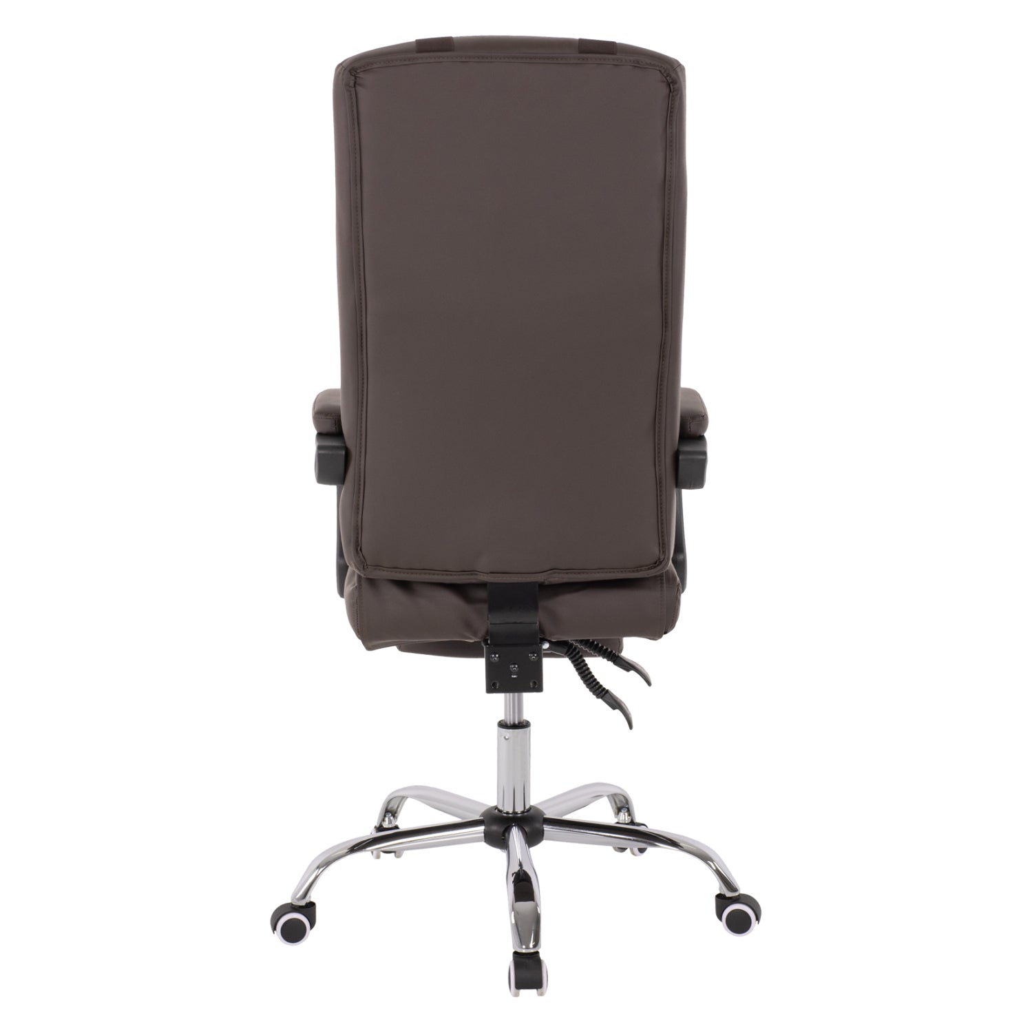 ΠΟΛΥΘΡΟΝΑ ΓΡΑΦΕΙΟΥ ΔΙΕΥΘΥΝΤΙΚΗ ΚΑΦΕ HM1057.19 ΜΕ ΠΤΥΣΣΟΜΕΝΟ ΥΠΟΠΟΔΙΟ 58x71x128Y εκ. - Pakobazaar