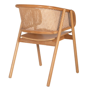 ΠΟΛΥΘΡΟΝΑ KENLEE HM9872 ΦΡΑΞΙΝΟΣ ΚΑΙ ΦΥΣΙΚΟ RATTAN RATTAN ΣΕ ΦΥΣΙΚΟ 57,5x55x81Yεκ. - Pakobazaar