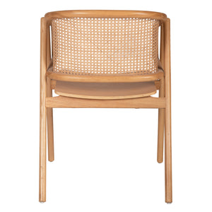 ΠΟΛΥΘΡΟΝΑ KENLEE HM9872 ΦΡΑΞΙΝΟΣ ΚΑΙ ΦΥΣΙΚΟ RATTAN RATTAN ΣΕ ΦΥΣΙΚΟ 57,5x55x81Yεκ. - Pakobazaar