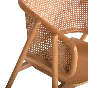 ΠΟΛΥΘΡΟΝΑ KENLEE HM9872 ΦΡΑΞΙΝΟΣ ΚΑΙ ΦΥΣΙΚΟ RATTAN RATTAN ΣΕ ΦΥΣΙΚΟ 57,5x55x81Yεκ. - Pakobazaar