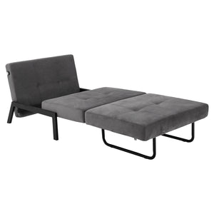 ΠΟΛΥΘΡΟΝΑ ΚΡΕΒΑΤΙ ΑΠΟ ΒΕΛΟΥΔΟ ΓΚΡΙ HM3078.11 95x92x66Υ εκ. - Pakobazaar