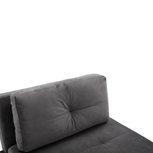 ΠΟΛΥΘΡΟΝΑ ΚΡΕΒΑΤΙ ΑΠΟ ΒΕΛΟΥΔΟ ΓΚΡΙ HM3078.11 95x92x66Υ εκ. - Pakobazaar