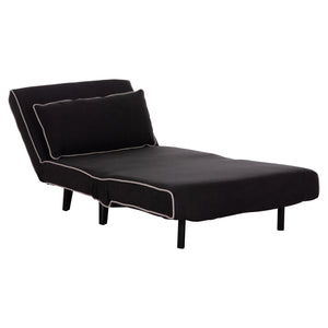 ΠΟΛΥΘΡΟΝΑ ΚΡΕΒΑΤΙ BRAXTON HM8425.03 ΜΑΥΡΟ ΥΦΑΣΜΑ 78x88x78Υεκ. - Pakobazaar