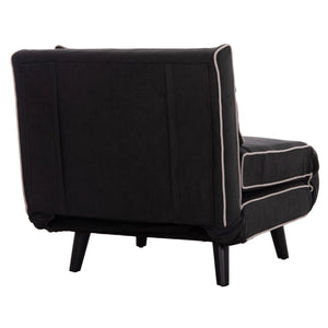 ΠΟΛΥΘΡΟΝΑ ΚΡΕΒΑΤΙ BRAXTON HM8425.03 ΜΑΥΡΟ ΥΦΑΣΜΑ 78x88x78Υεκ. - Pakobazaar
