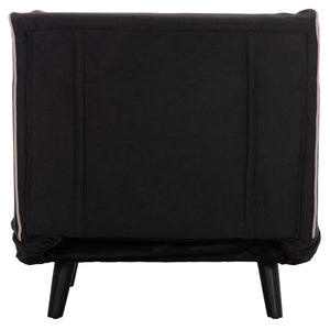 ΠΟΛΥΘΡΟΝΑ ΚΡΕΒΑΤΙ BRAXTON HM8425.03 ΜΑΥΡΟ ΥΦΑΣΜΑ 78x88x78Υεκ. - Pakobazaar