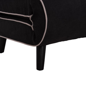ΠΟΛΥΘΡΟΝΑ ΚΡΕΒΑΤΙ BRAXTON HM8425.03 ΜΑΥΡΟ ΥΦΑΣΜΑ 78x88x78Υεκ. - Pakobazaar