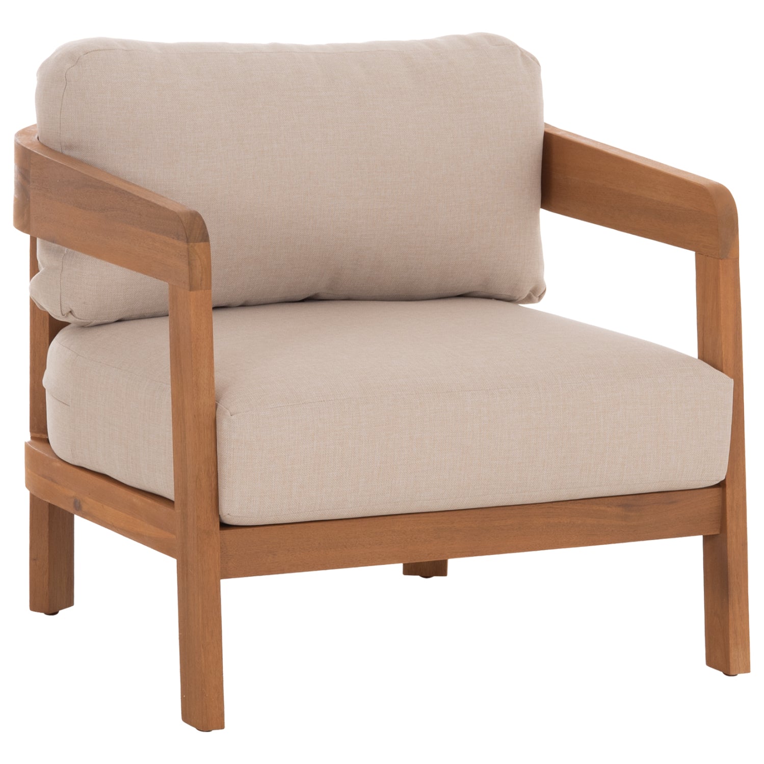 ΠΟΛΥΘΡΟΝΑ LOUNGE ΕΞ.ΧΩΡΟΥ SOLARA HM6513 ΞΥΛΟ ΑΚΑΚΙΑΣ ΦΥΣΙΚΟ-ΜΑΞΙΛΑΡΙΑ ΕΚΡΟΥ 75x70x75Υεκ - Pakobazaar