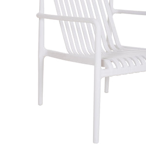ΠΟΛΥΘΡΟΝΑ LOUNGE ΕΞΩΤ.ΧΩΡΟΥ MALEN HM6626.01 ΛΕΥΚΟ ΠΟΛΥΠΡΟΠΥΛΕΝΙΟ 67x75x75Υεκ - Pakobazaar