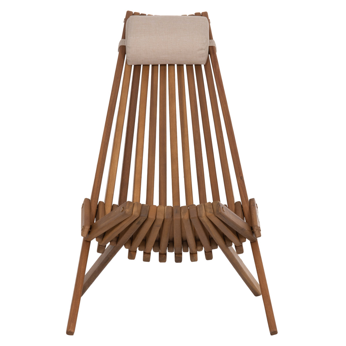 ΠΟΛΥΘΡΟΝΑ LOUNGE ΜΕ ΜΑΞΙΛΑΡΑΚΙ ΠΤΥΣΣΟΜΕΝΗ SHIGAN HM6530 ΞΥΛΟ ΑΚΑΚΙΑΣ 56.5x83x87Υεκ - Pakobazaar