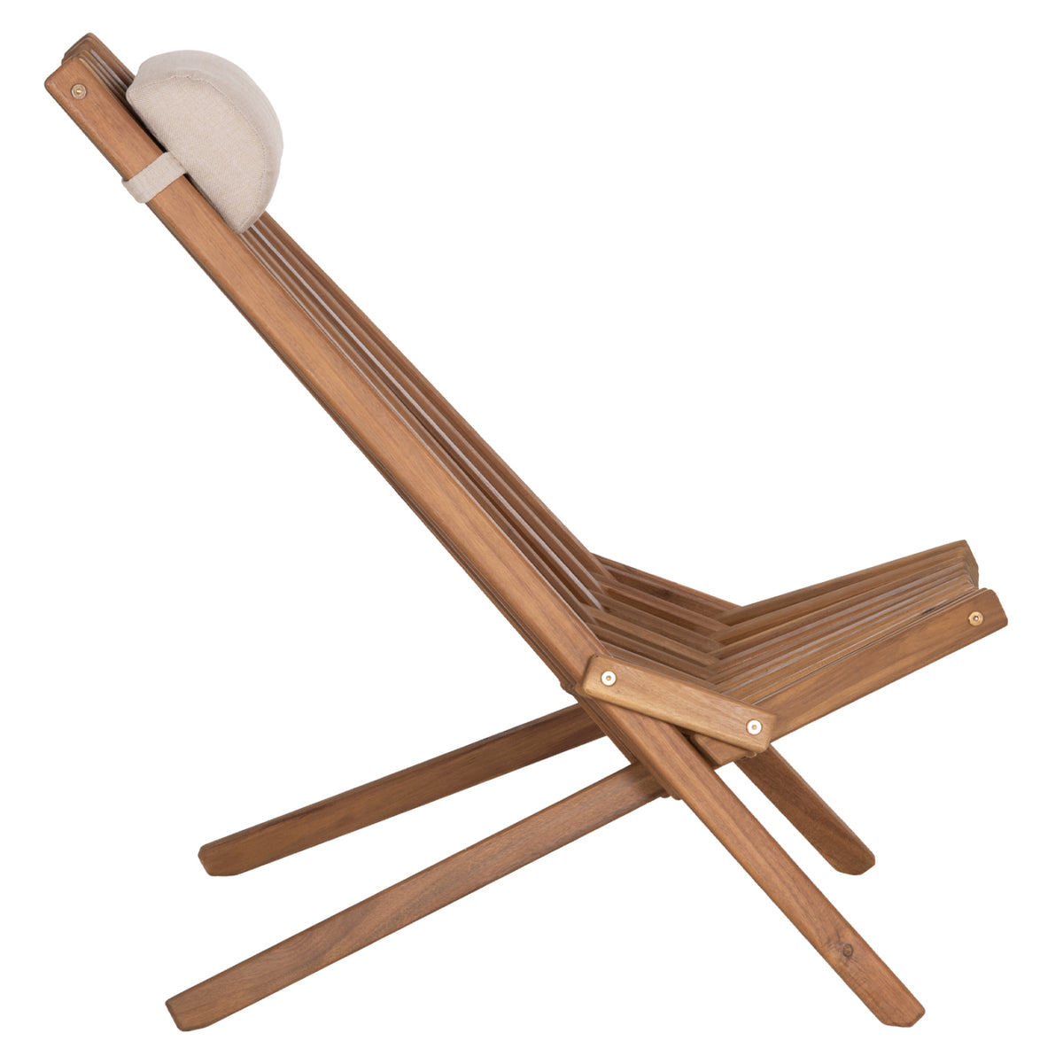 ΠΟΛΥΘΡΟΝΑ LOUNGE ΜΕ ΜΑΞΙΛΑΡΑΚΙ ΠΤΥΣΣΟΜΕΝΗ SHIGAN HM6530 ΞΥΛΟ ΑΚΑΚΙΑΣ 56.5x83x87Υεκ - Pakobazaar
