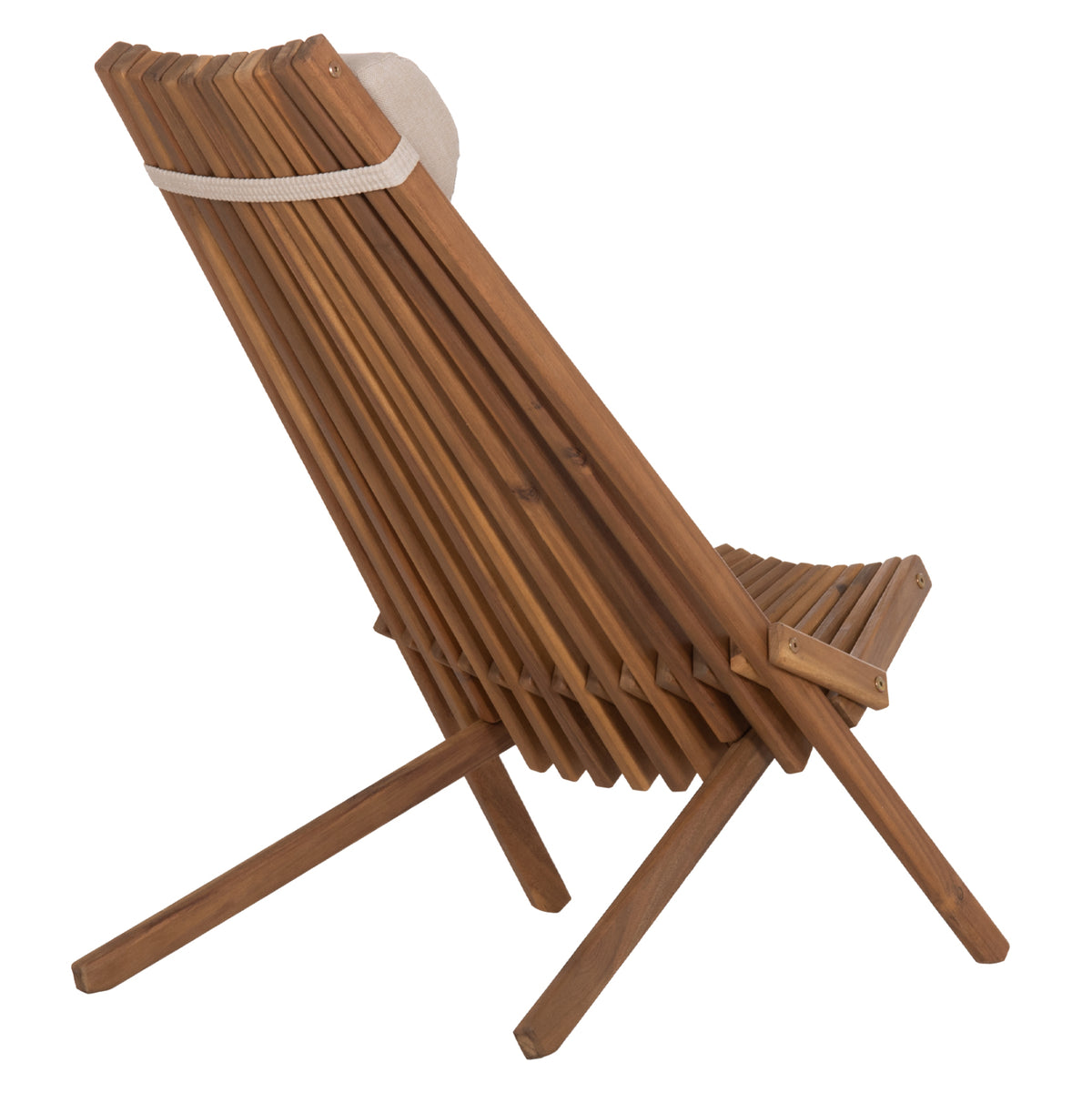 ΠΟΛΥΘΡΟΝΑ LOUNGE ΜΕ ΜΑΞΙΛΑΡΑΚΙ ΠΤΥΣΣΟΜΕΝΗ SHIGAN HM6530 ΞΥΛΟ ΑΚΑΚΙΑΣ 56.5x83x87Υεκ - Pakobazaar