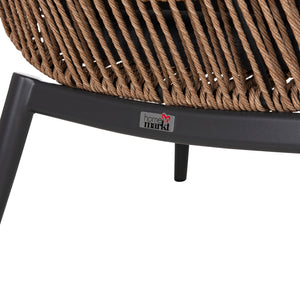 ΠΟΛΥΘΡΟΝΑ LOUNGE ΜΕ ΥΠΟΠΟΔΙΟ REMVAZZO HM6561.01 ΑΛΟΥΜΙΝΙΟ ΓΚΡΙ--WICKER 90x85x96Υεκ - Pakobazaar