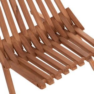 ΠΟΛΥΘΡΟΝΑ LOUNGE ΠΤΥΣΣΟΜΕΝΗ SHIGAO HM18112 ΞΥΛΟ TEAK--ΦΥΣΙΚΟ 61x88.5x89Υεκ. - Pakobazaar