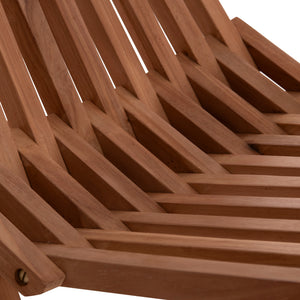 ΠΟΛΥΘΡΟΝΑ LOUNGE ΠΤΥΣΣΟΜΕΝΗ SHIGAO HM18112 ΞΥΛΟ TEAK--ΦΥΣΙΚΟ 61x88.5x89Υεκ. - Pakobazaar