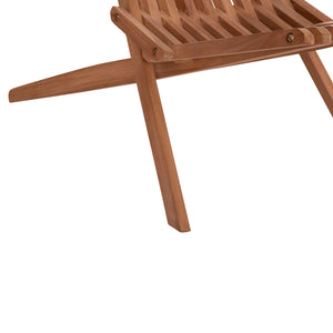ΠΟΛΥΘΡΟΝΑ LOUNGE ΠΤΥΣΣΟΜΕΝΗ SHIGAO HM18112 ΞΥΛΟ TEAK--ΦΥΣΙΚΟ 61x88.5x89Υεκ. - Pakobazaar
