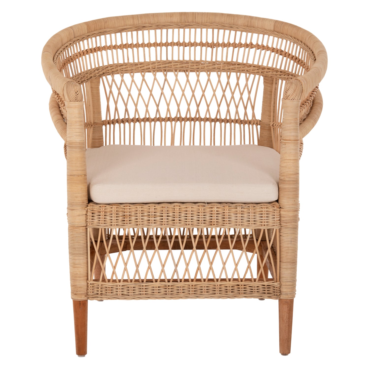 ΠΟΛΥΘΡΟΝΑ MALAWI HM9635.04 ΞΥΛΟ ΜΑΟΝΙ ΕΠΕΝΔΥΣΗ RATTAN ΛΕΥΚΟ ΜΑΞΙΛΑΡΙ ΚΑΘΙΣΜΑΤΟΣ 80x70x86Υεκ. - Pakobazaar