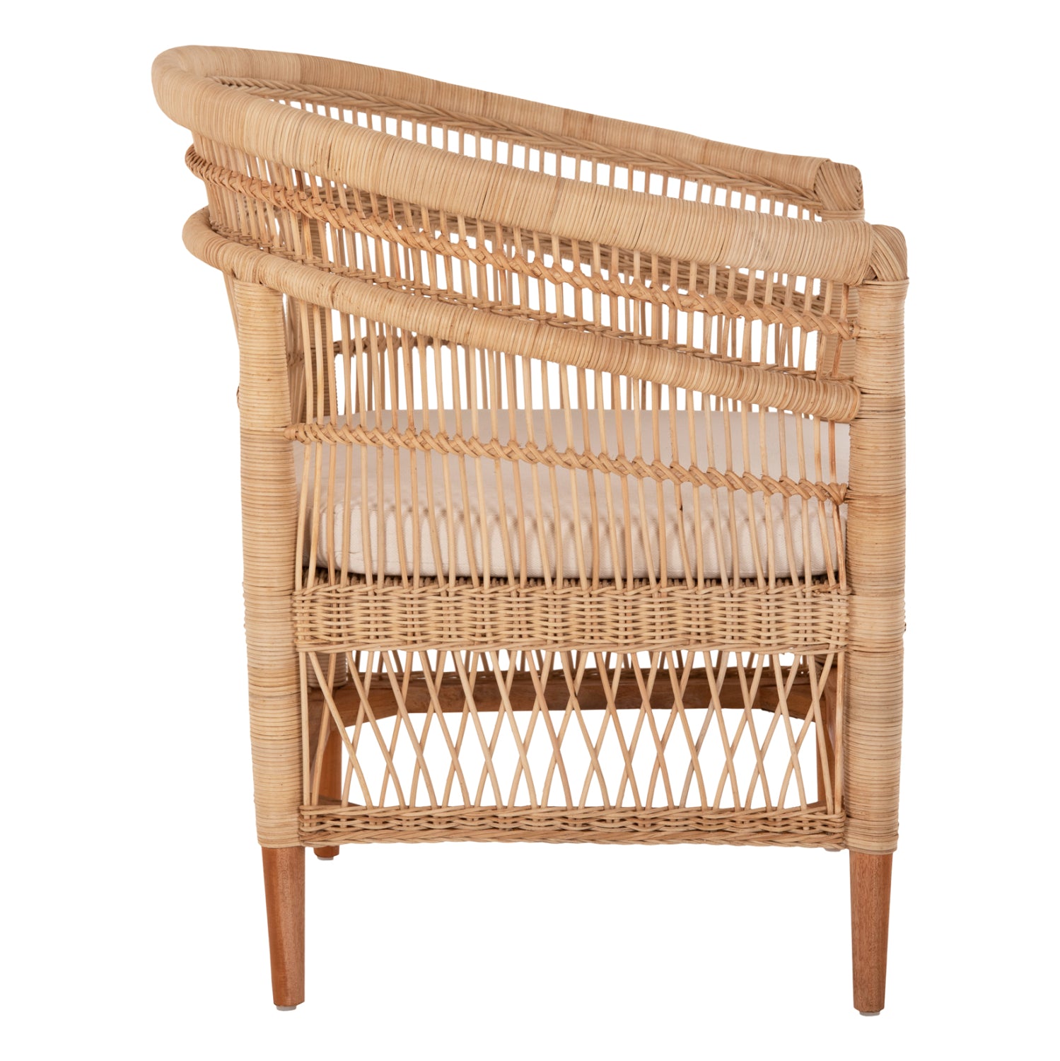 ΠΟΛΥΘΡΟΝΑ MALAWI HM9635.04 ΞΥΛΟ ΜΑΟΝΙ ΕΠΕΝΔΥΣΗ RATTAN ΛΕΥΚΟ ΜΑΞΙΛΑΡΙ ΚΑΘΙΣΜΑΤΟΣ 80x70x86Υεκ. - Pakobazaar