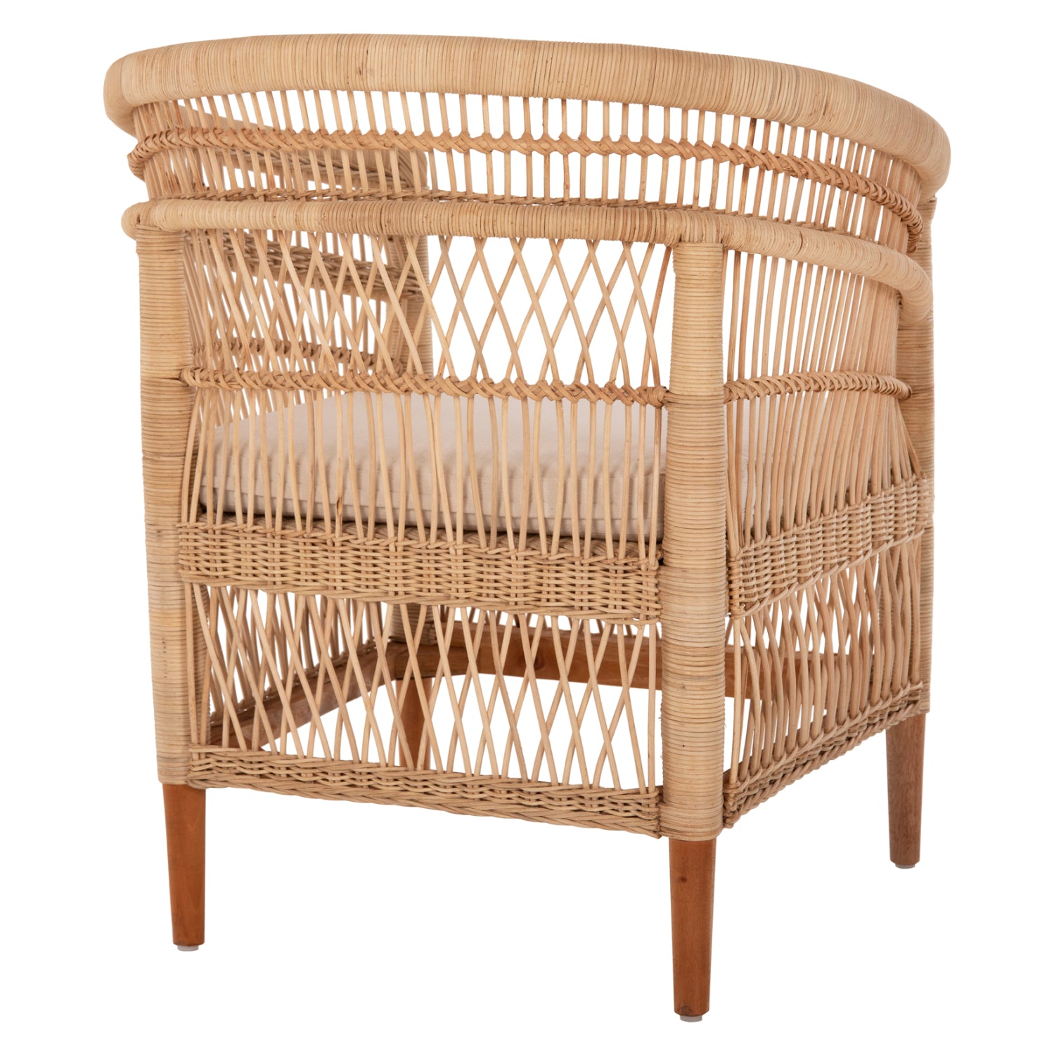 ΠΟΛΥΘΡΟΝΑ MALAWI HM9635.04 ΞΥΛΟ ΜΑΟΝΙ ΕΠΕΝΔΥΣΗ RATTAN ΛΕΥΚΟ ΜΑΞΙΛΑΡΙ ΚΑΘΙΣΜΑΤΟΣ 80x70x86Υεκ. - Pakobazaar